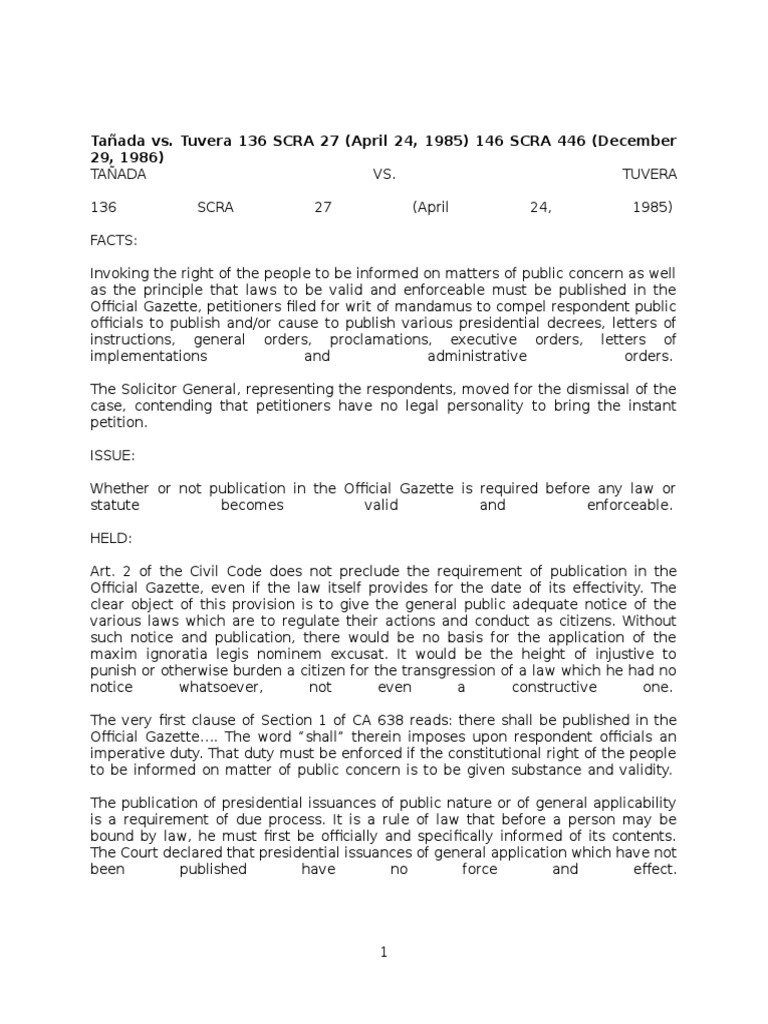 Civil Law Cases Prebar1 PDF Standing (Law) United States Senate