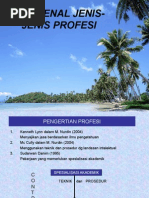 Mengenal Jenis-Jenis Profesi