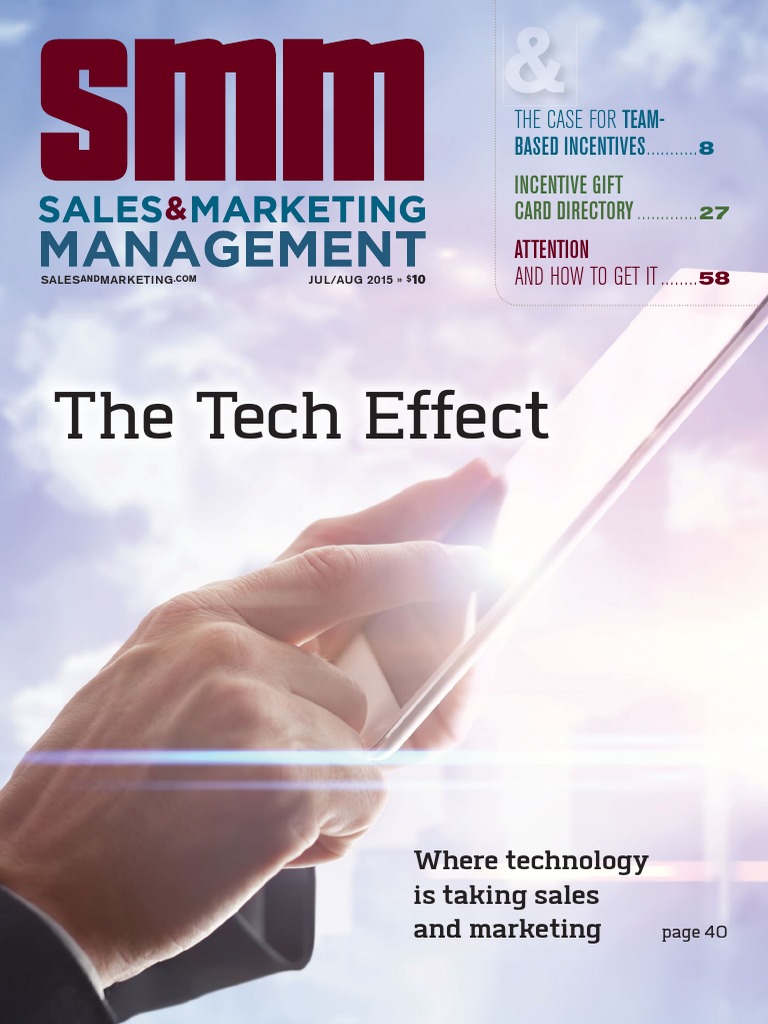 Sales and Marketing Management Tech Effect 2015 Julaug | PDF | Sales ...