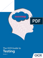 168851 the Ocr Guide to Testing