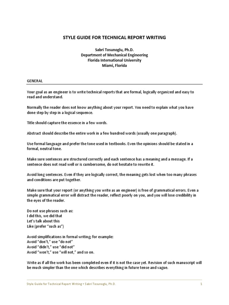 How to write a technical write up picture