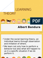 Social Learning Theory: Albert Bandura