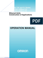 Operation Manual: Ethernet Units Construction of Applications