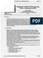 Equipment Condifition Monitoring Using TOFD - Experiences at DSM