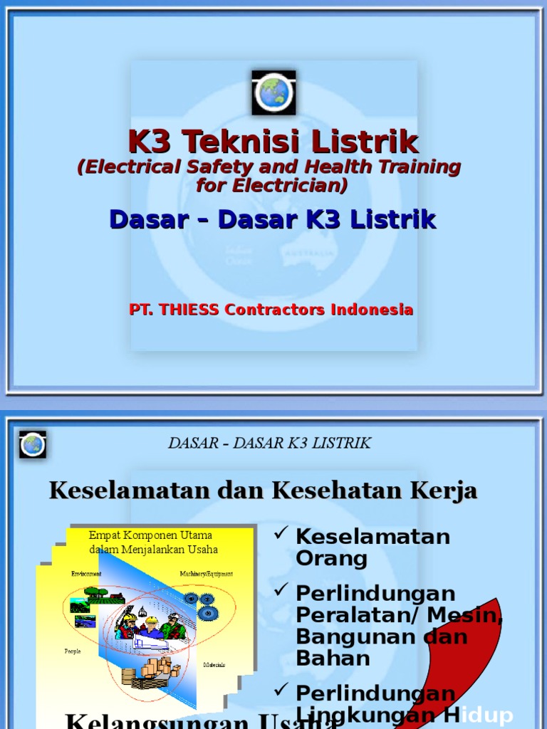02 Dasar Dasar K3 Listrik