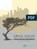 Jurnal Hukum Lingkungan Indonesia Vol. 1 Issue 2 (