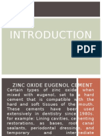 Zinc Oxide Eugenol Cement