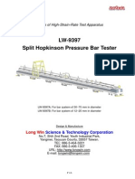 High-Strain-Rate Test Apparatus for Split Hopkinson Pressure Bar
