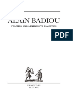 Alain Badiou -- Politics-A Non Expressive Dialectics