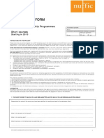 SC Application Form 2010