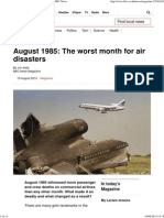 August 1985 - The Worst Month For Air Disasters - BBC News