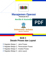 Manajemen Operasi - Bab 3