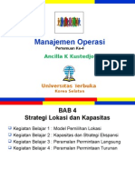 Manajemen Operasi - Bab 4