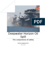 Deepwater Horizon Oil Spill: The Compromise of Safety