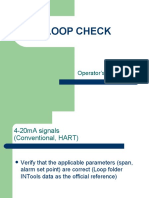 Loop Check: Operator's Guide