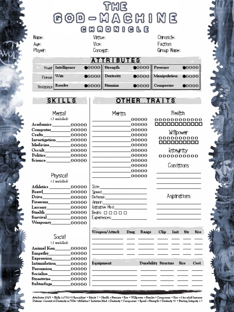 Character Attributes and Skills Overview | PDF