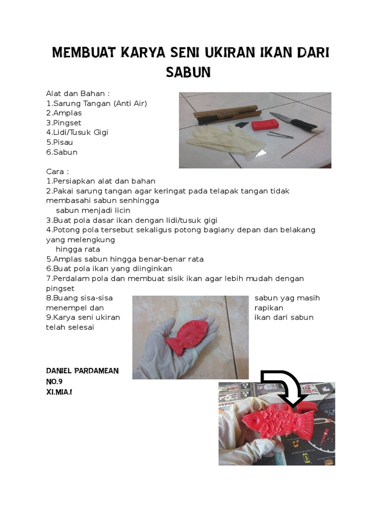 5400 Gambar Ikan Dari Bahan Sabun Gratis