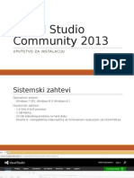 Visual Studio Community 2013 Instalacija