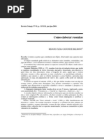 Como elaborar resenhas 