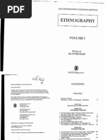 Alan Bryman (Ed.) Ethnography