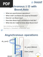 Boost - Asio - Asynchronous IO