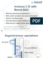 Boost - Asio - Asynchronous IO