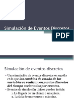 Simulación de Eventos Discretos