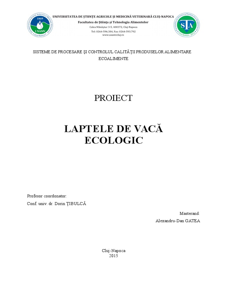 Lapte Ecologic | PDF
