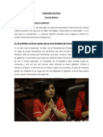 Censura Política en Perú