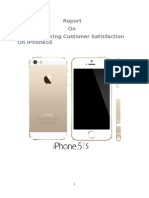 On Measuring Customer Satisfaction On Iphone5S