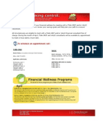 Monthly Financial Wellness Newsletter
