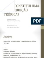 2-O Que Constitui Uma Contribuição Teórica