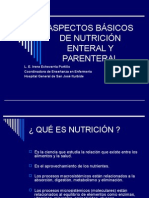 Nutricion Parenteral y Enteral 