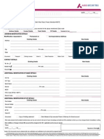 Account Modification Form