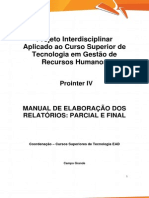 PROINTER IV TRH4 Manual e Ficha Descritiva