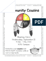 Community Cousins Poster - Notl Campus