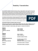 Environmental Chemistry Concentration: Chemistry College of Liberal Arts & Sciences