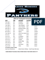 2015 Jvvolleyballschedule