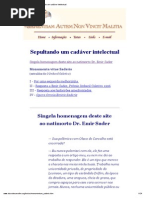 Sepultando Um Cadáver Intelectual-Olavo de Carvalho