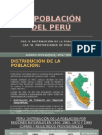 Evolucion de la poblacion del Peru