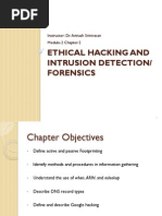 Ethical Hacking and Intrusion Detection/ Forensics: Instructor: Dr. Avinash Srinivasan Module-2 Chapter-2