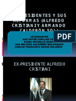 Ex-Presidentes y Sus Reformas (ALFREDO CRISTIANI Y