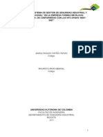 Seguridad Industrial y Salud Ocupacional