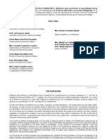 Planificar Por Proyectos Formativos