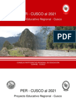 Proyecto Educativo Regional Cusco PDF
