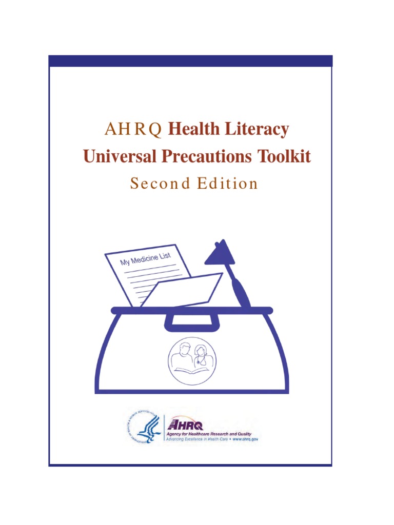 AHRQ Health Literacy Universal Precautions Toolkit 2015.pdf Patient