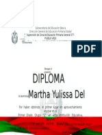 Diploma de Yulissa