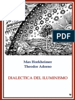 Theodor Adorno y Max Hordiheimer Dialectica Del Iluminismo