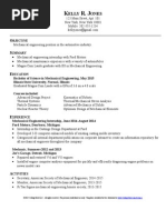 Mechanical Engineering Resume Template