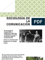 Sociología de La Comunicación